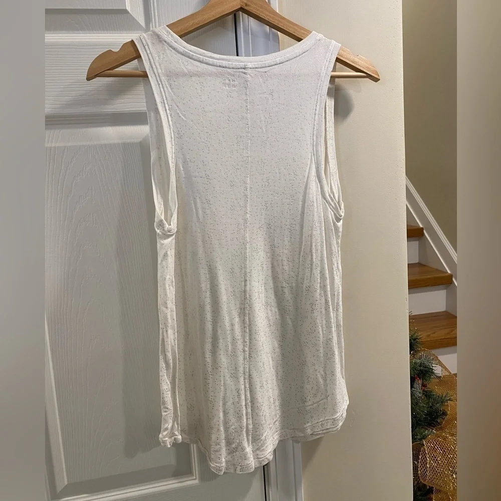 GAP LUXE OVERSIZED TANK SHINY PATTERNED SIZE SMALL